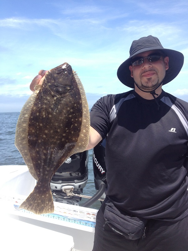 Sandy Hook NJ. Fluke Fishing 